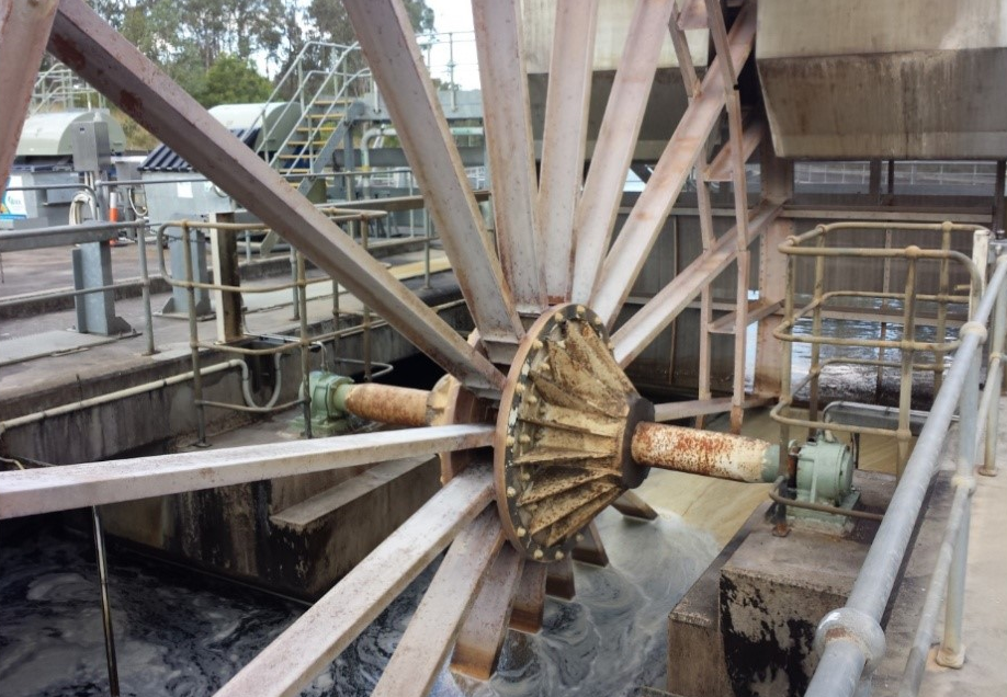 36 Tonne Drum Screen Support at SUEZ